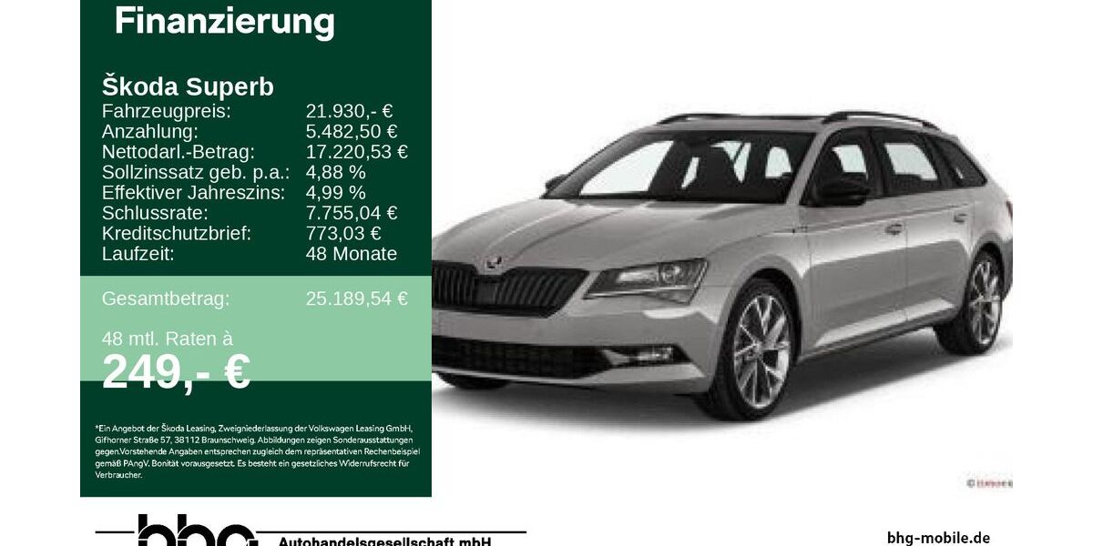 Skoda Superb 132.786 km 21.930 &euro; Freiburg 79115