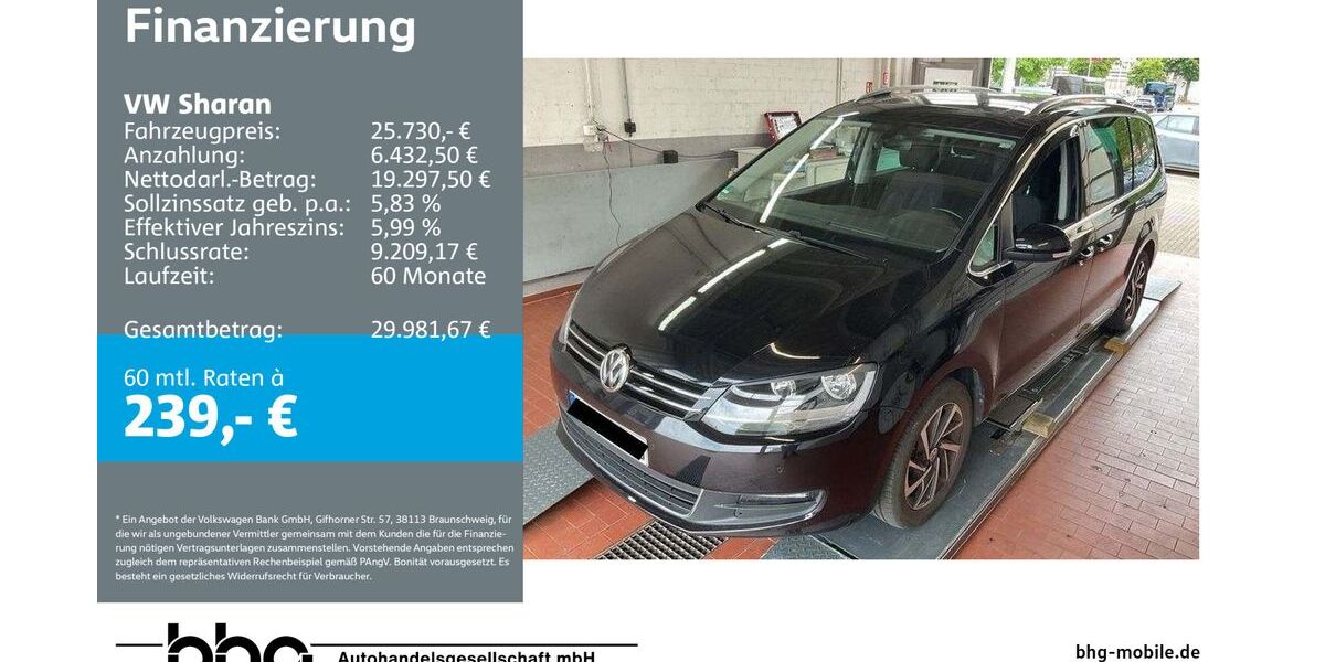 VW Sharan 105.900 km 25.330 &euro; Freiburg 79115