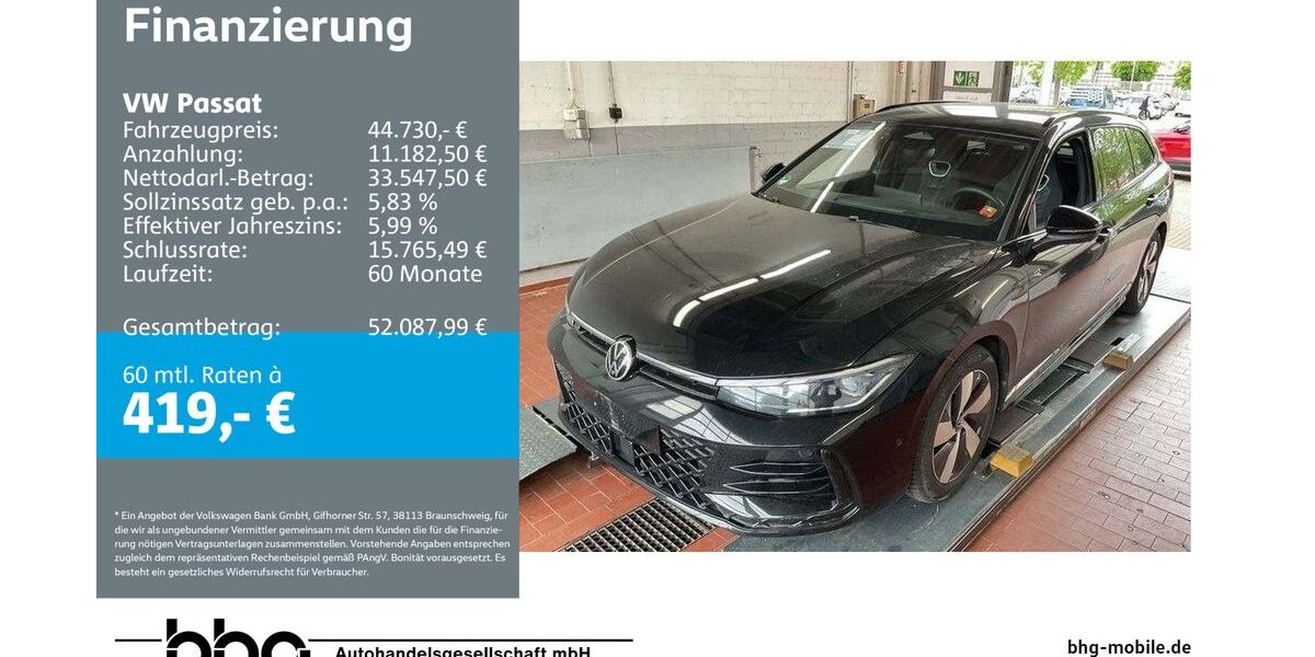 VW Passat Variant 9.508 km 41.990 &euro; Freiburg 79115