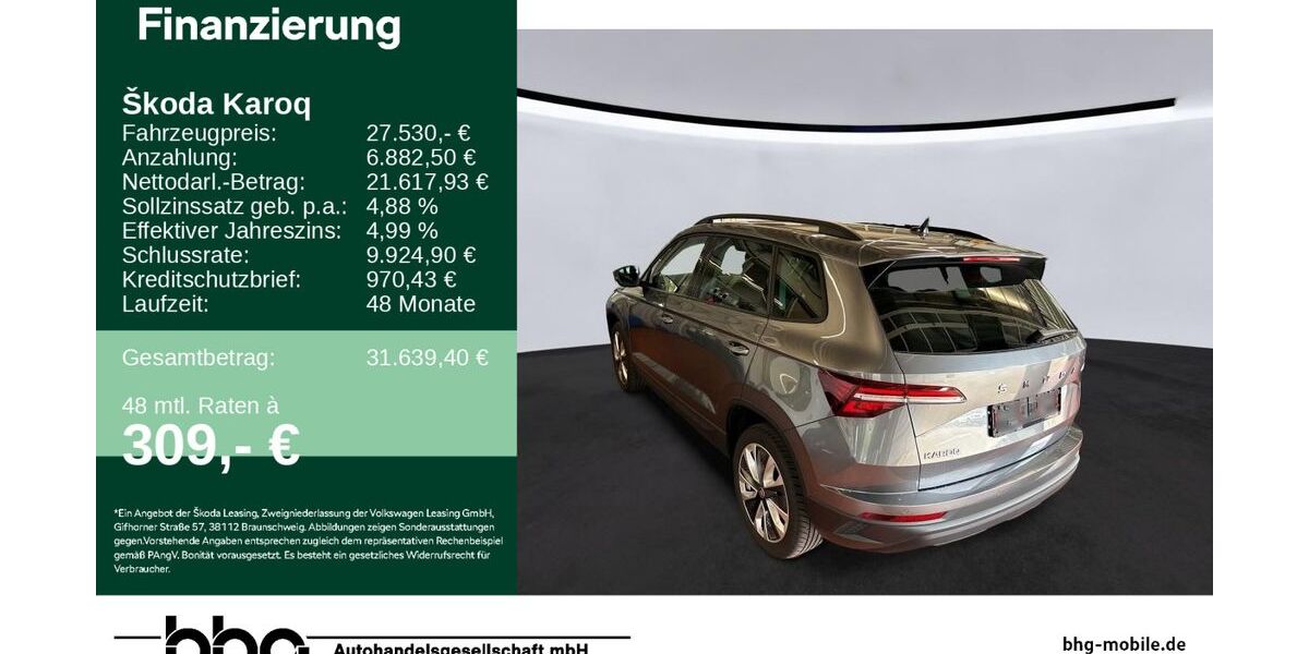 Skoda Karoq 43.302 km 27.530 &euro; Freiburg 79115