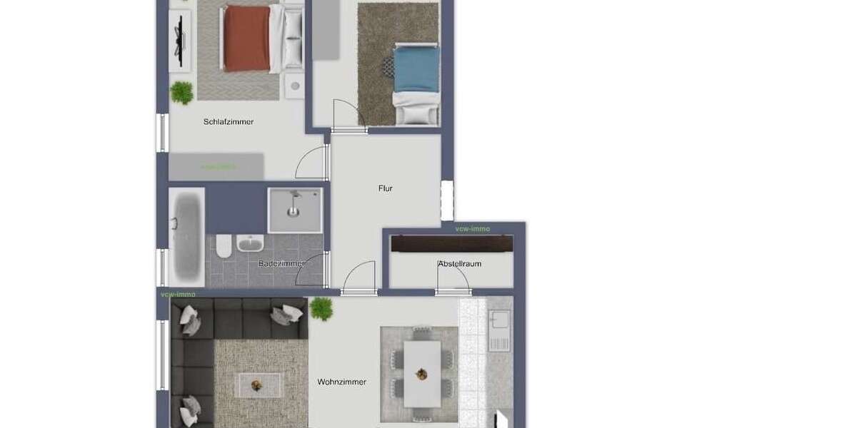 Etagenwohnung Endingen - 3 Zimmer, 85 m&sup2;, 1.350&euro; | Angebot:26932459