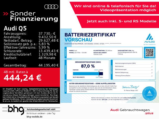 Audi Q5 120.349 km 36.360 &euro; Freiburg 79115